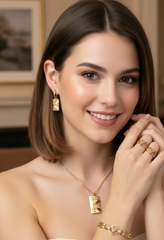 Rose Emblem Jewelry Set – A Touch of Timeless Beauty