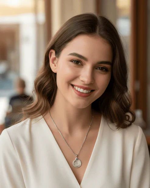 Allah Calligraphic Pendant Necklace