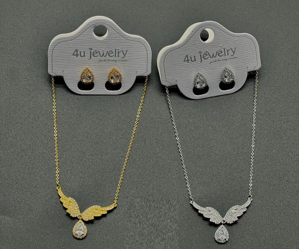 Angel Wings Jewelry Set-Fly with Grace